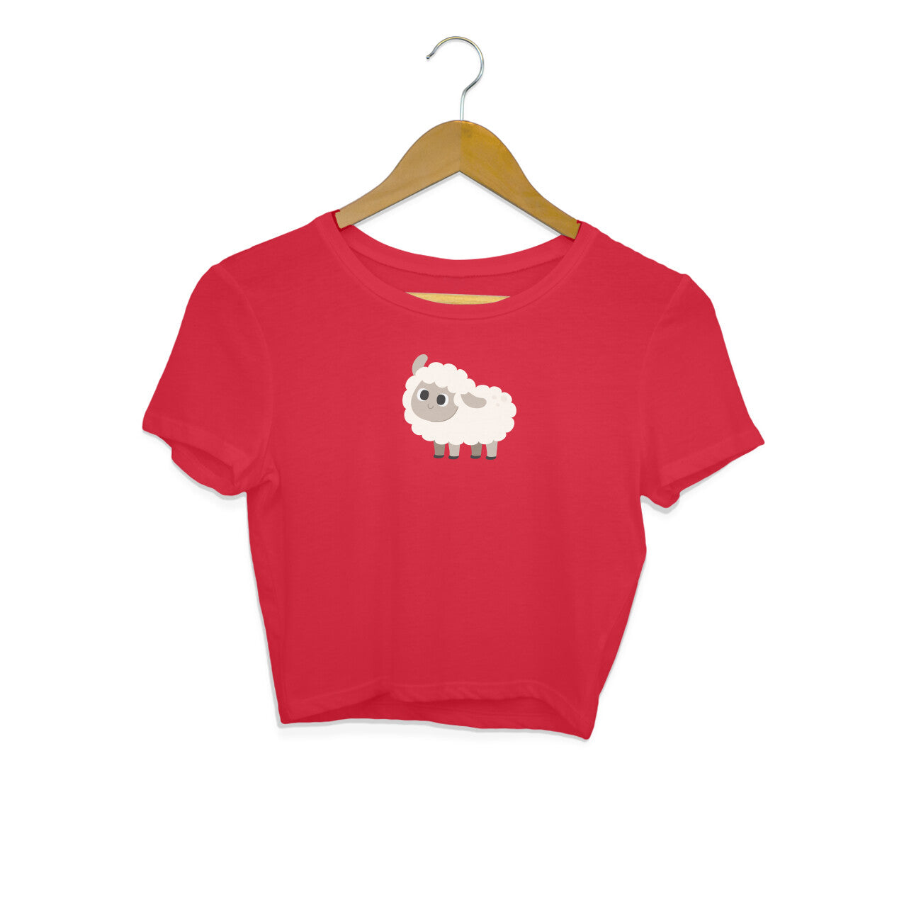 SHEEP - MHENDRO - CUTE GOAN ANIMALS WOMEN'S COLLECTION - CROP TOP