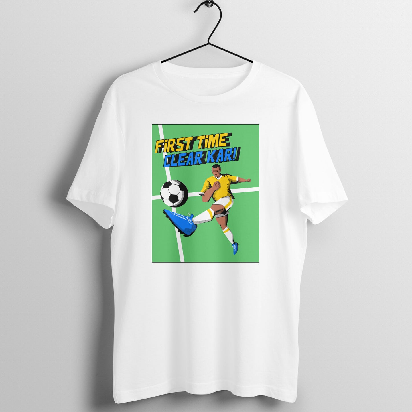 FIRST TIME CLEAR KAR MEN'S FOOTBALL WORLD CUP COLLECTION GENT - Goa Shirts