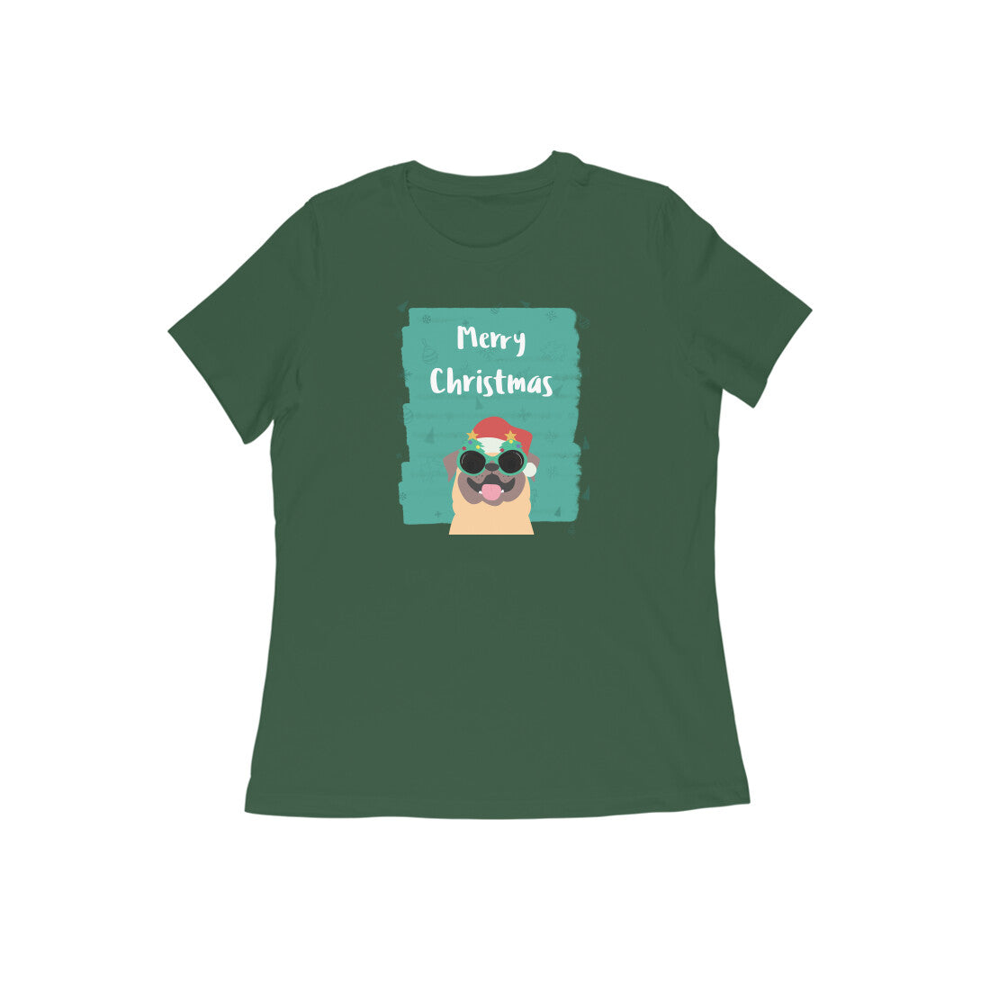 MERRY CHRISTMAS PUG WOMEN'S CHRISTMAS COLLECTION