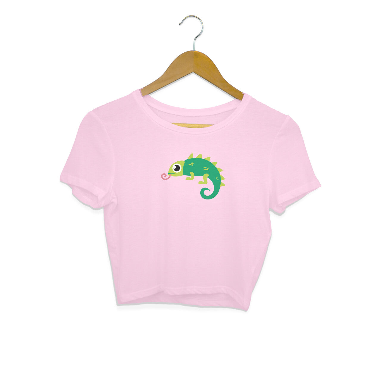 CHAMELEON - SHEDDO - CUTE GOAN ANIMALS WOMEN'S COLLECTION - CROP TOP