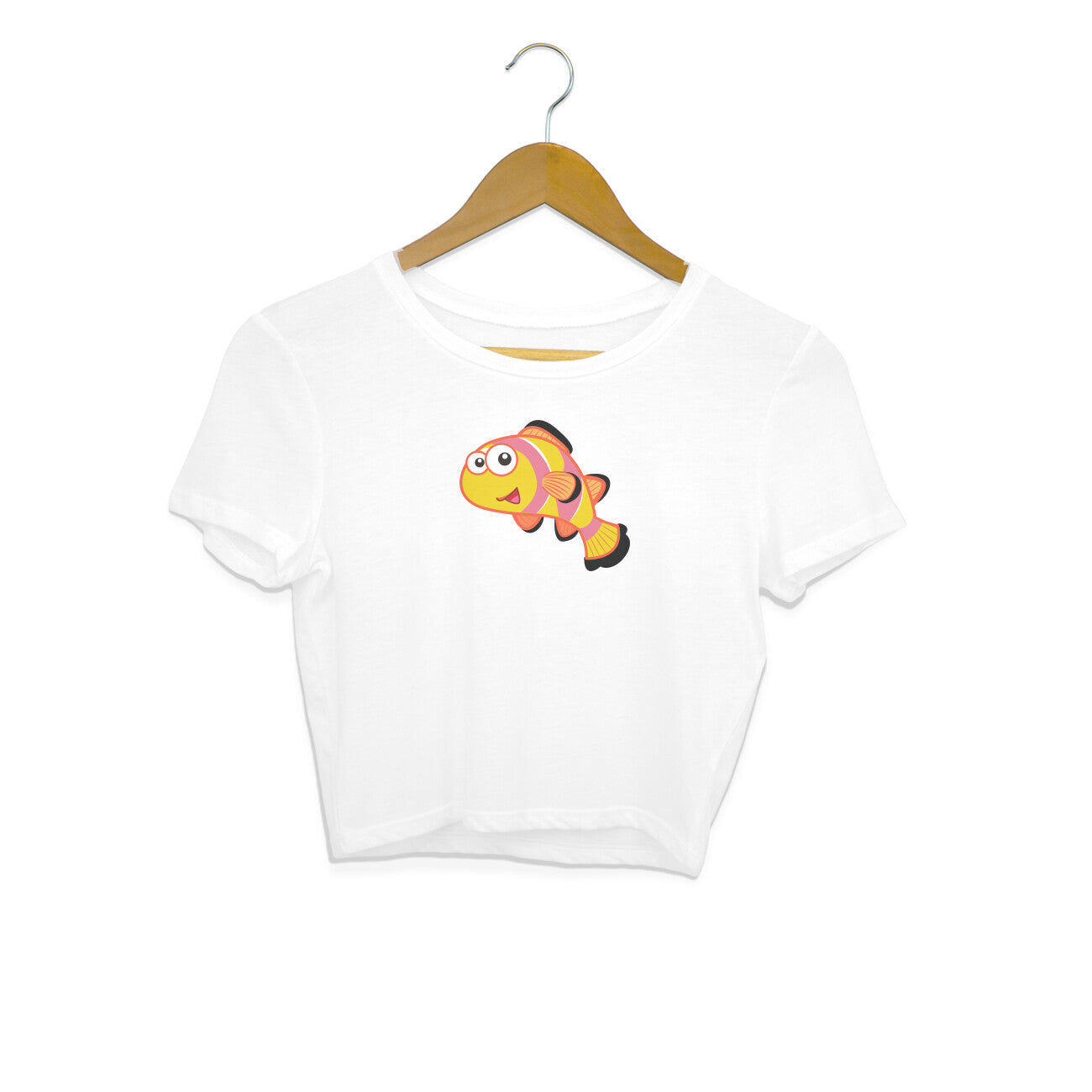 HAPPY FISH - NUSTE - CUTE GOAN ANIMALS WOMEN'S COLLECTION - CROP TOP