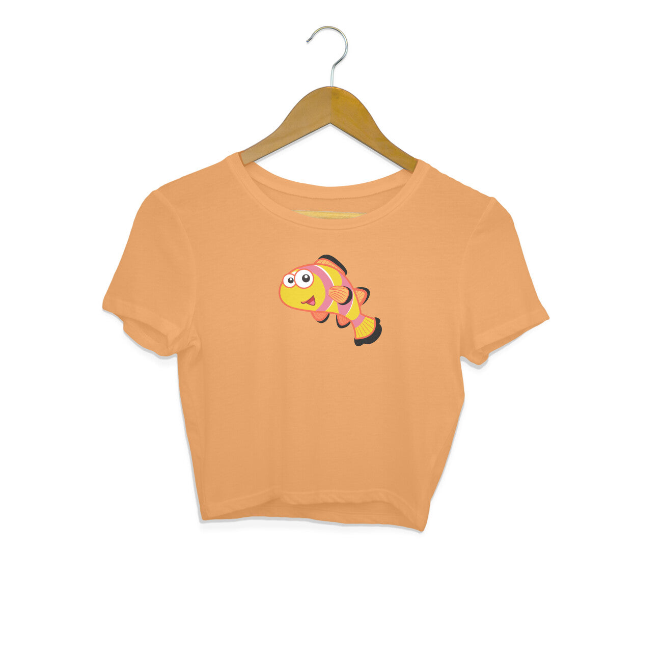 HAPPY FISH - NUSTE - CUTE GOAN ANIMALS WOMEN'S COLLECTION - CROP TOP