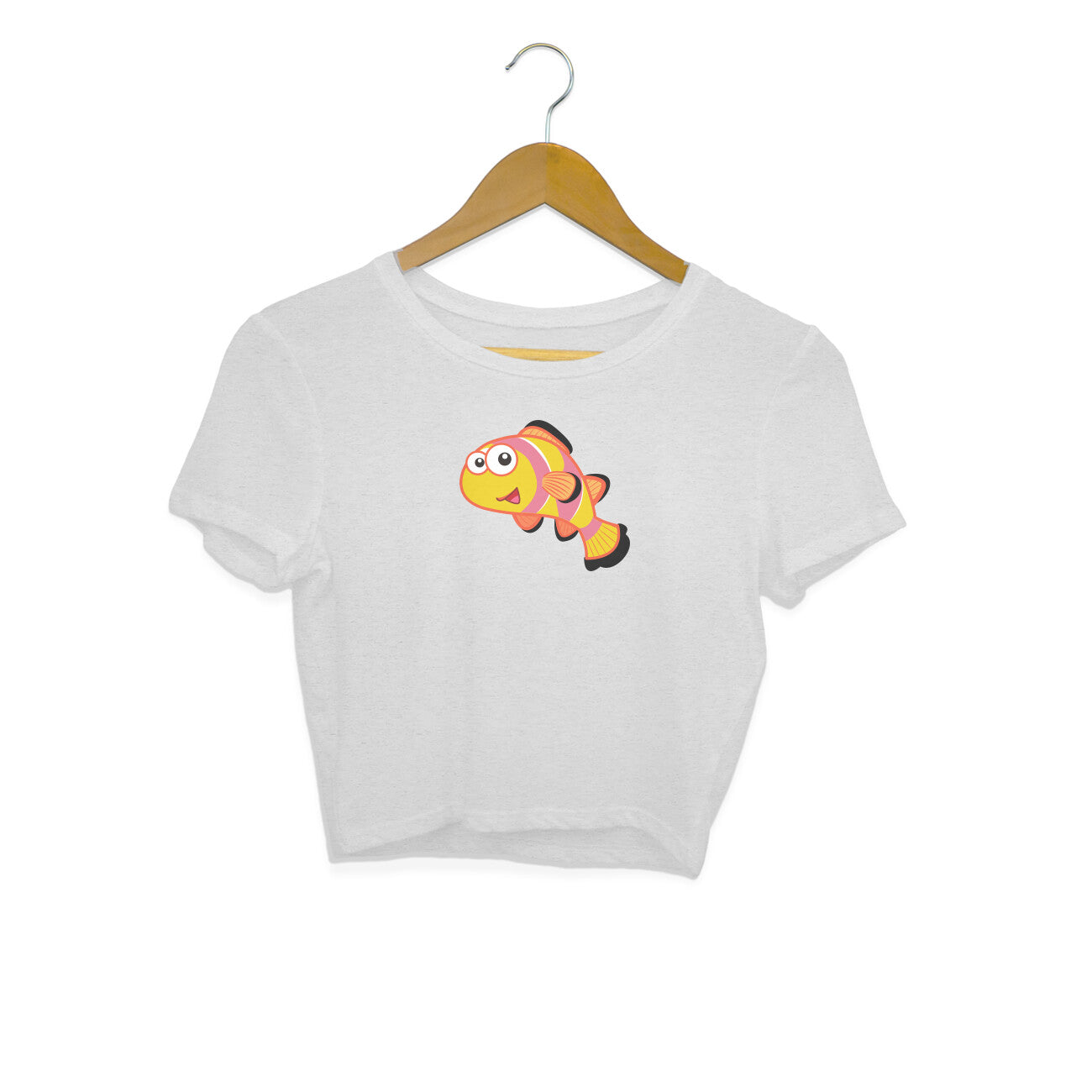 HAPPY FISH - NUSTE - CUTE GOAN ANIMALS WOMEN'S COLLECTION - CROP TOP