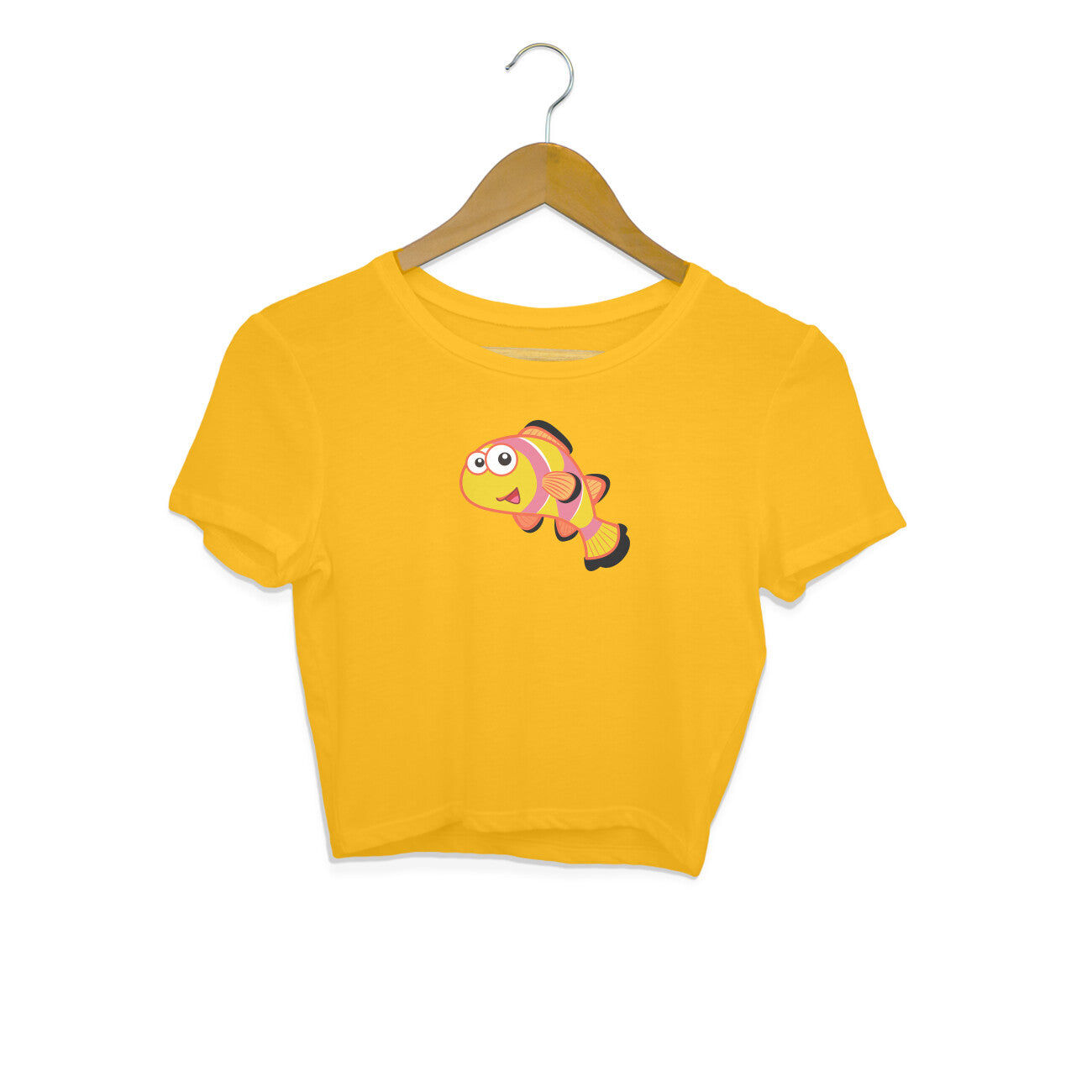 HAPPY FISH - NUSTE - CUTE GOAN ANIMALS WOMEN'S COLLECTION - CROP TOP