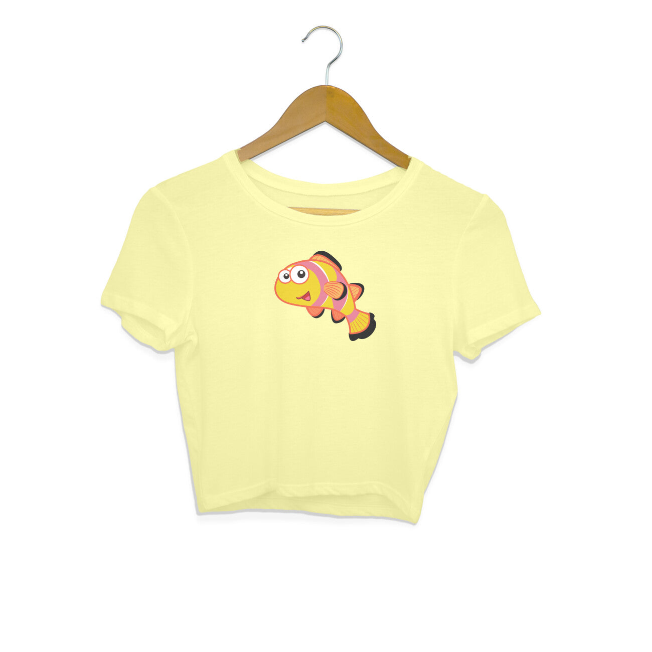 HAPPY FISH - NUSTE - CUTE GOAN ANIMALS WOMEN'S COLLECTION - CROP TOP