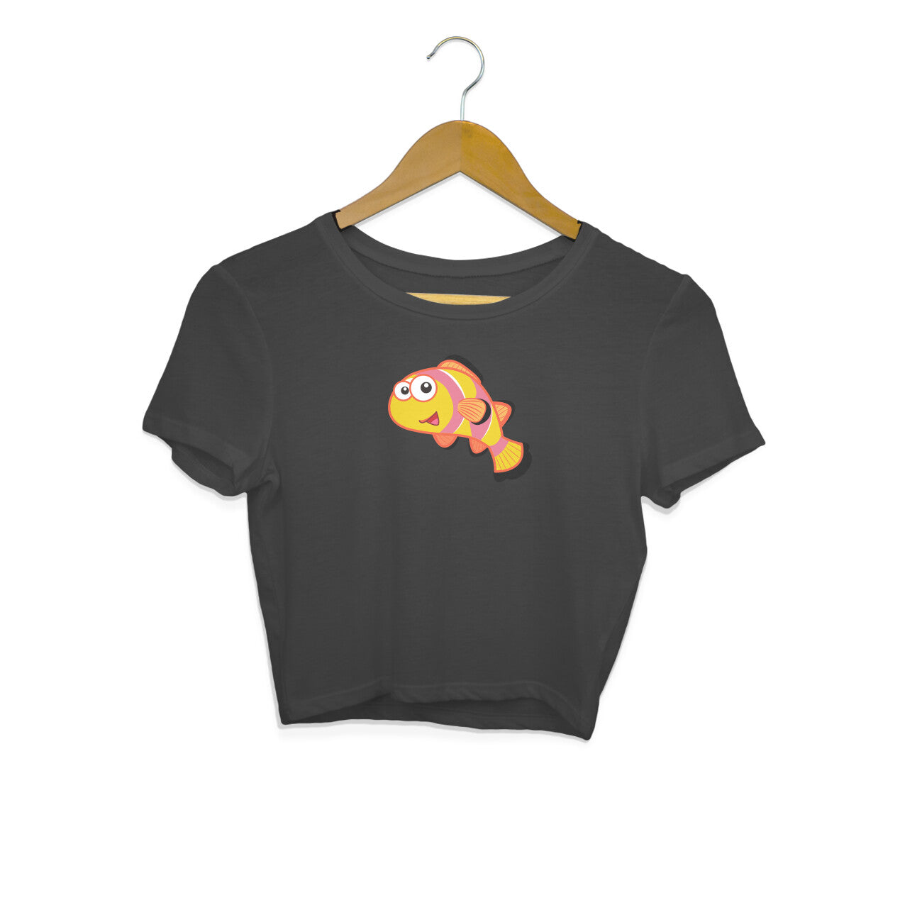 HAPPY FISH - NUSTE - CUTE GOAN ANIMALS WOMEN'S COLLECTION - CROP TOP