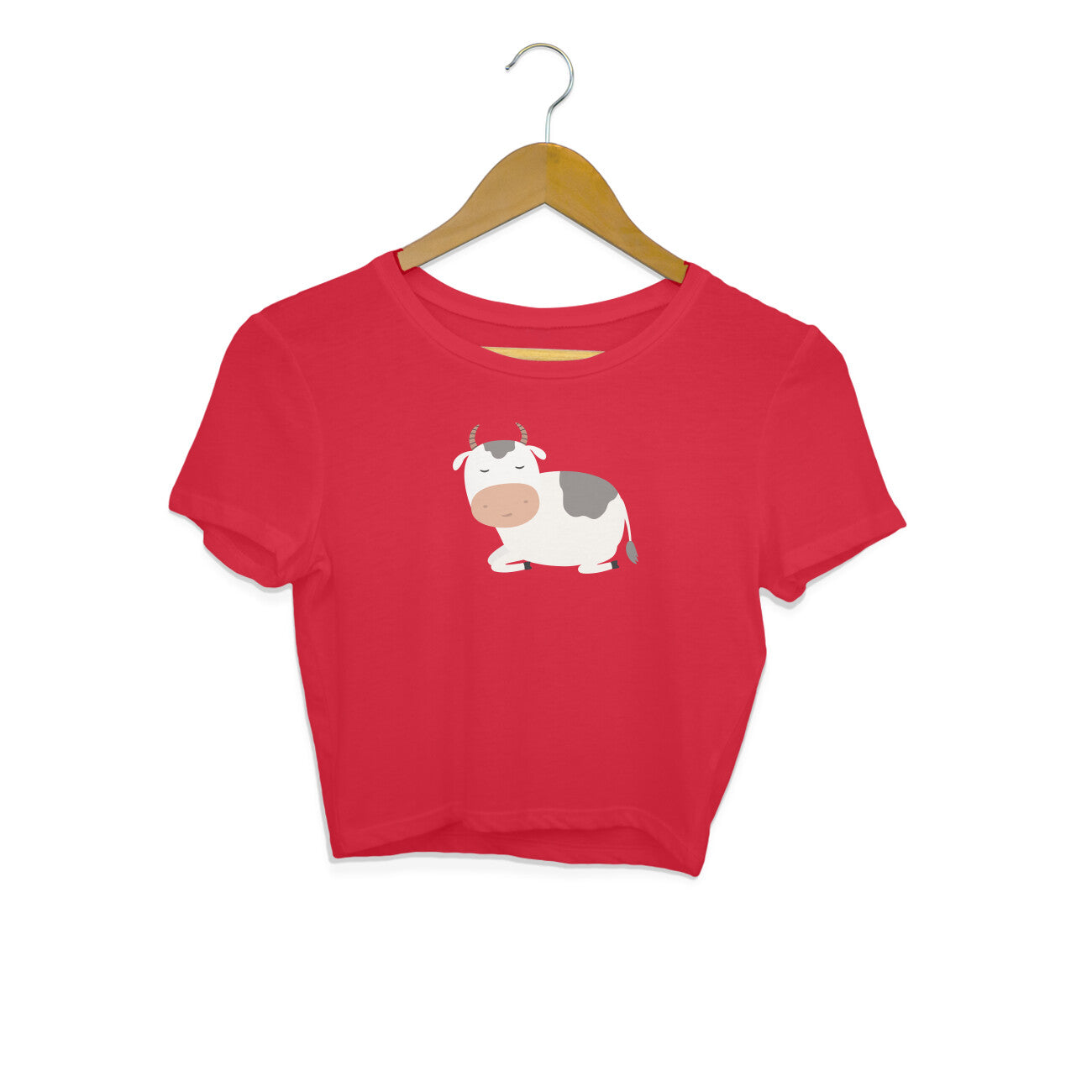 COW - GAI - CUTE GOAN ANIMALS WOMEN'S COLLECTION - CROP TOP