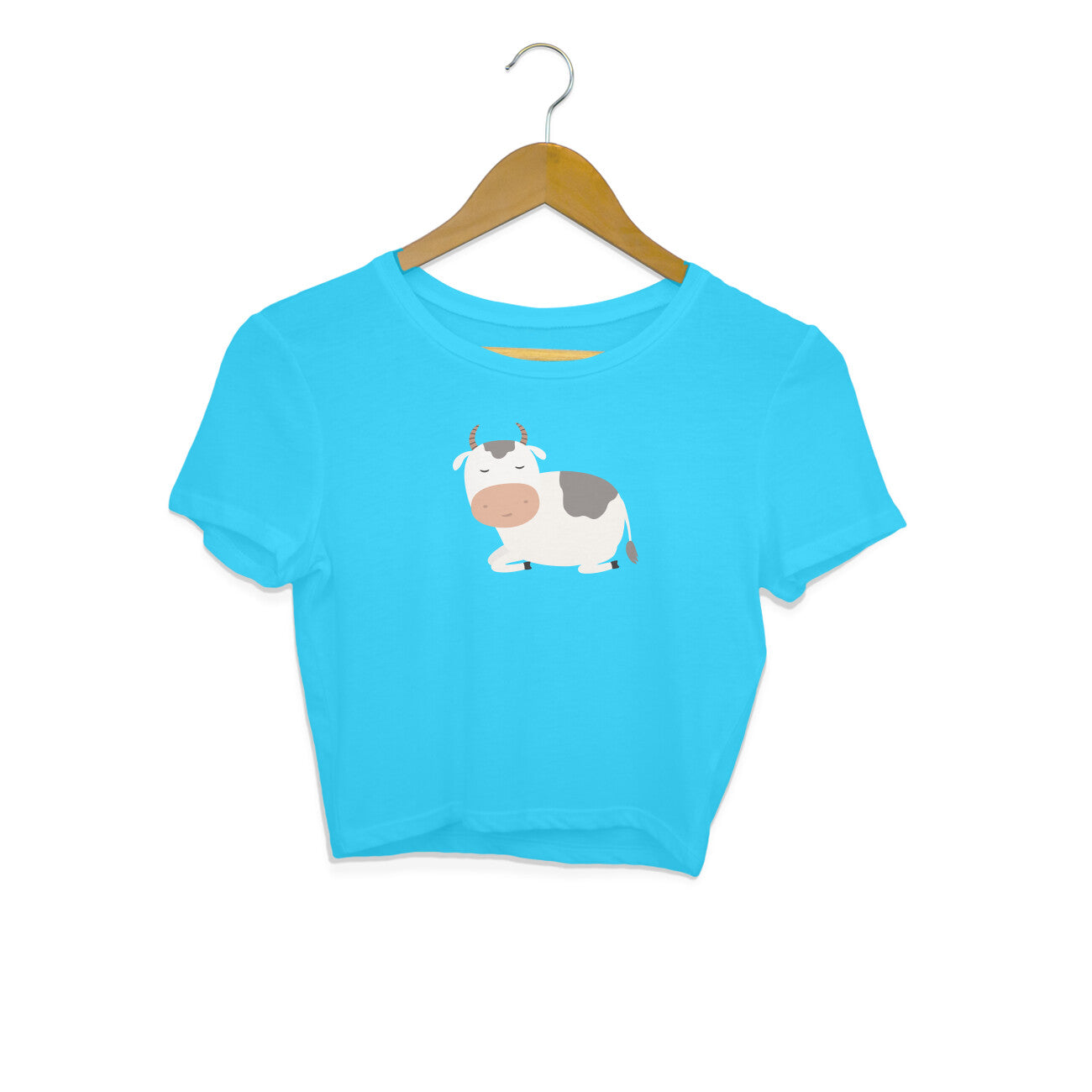 COW - GAI - CUTE GOAN ANIMALS WOMEN'S COLLECTION - CROP TOP