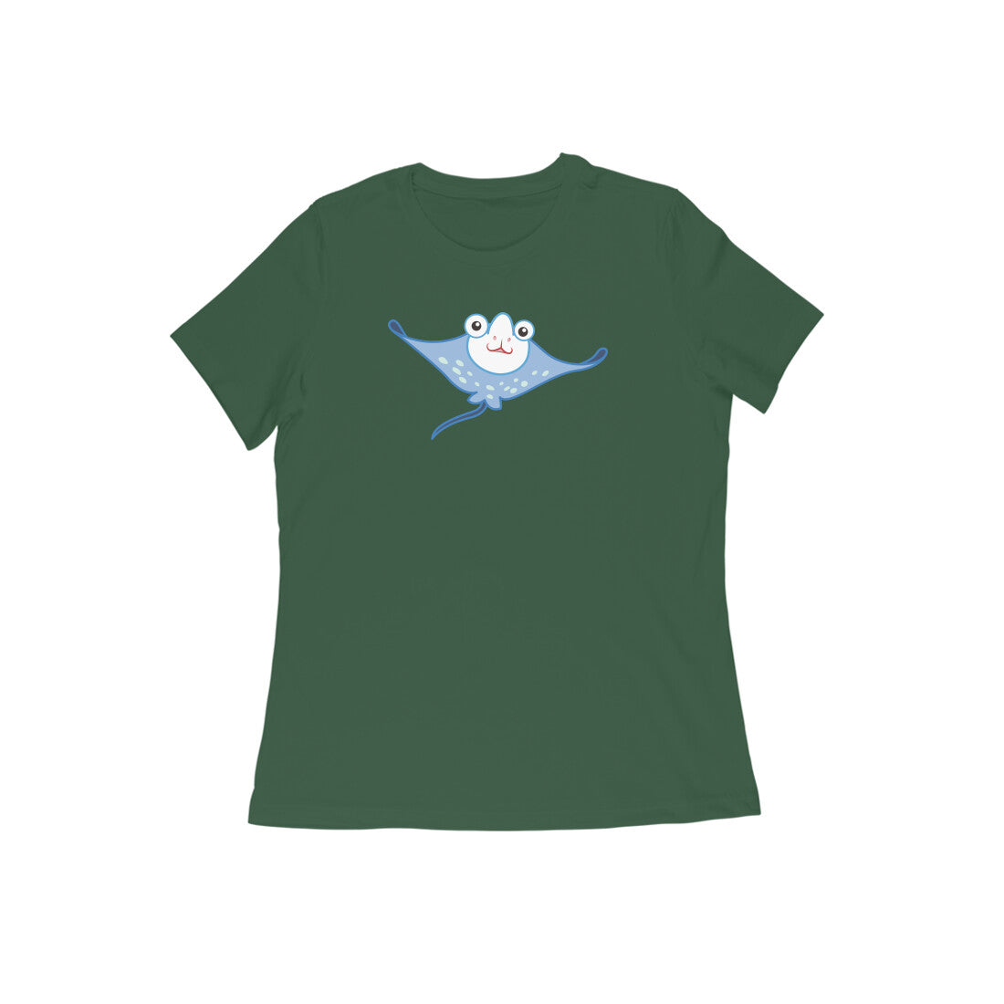 HAPPY MANTA RAY - WAGI - CUTE GOAN ANIMALS WOMEN'S COLLECTION