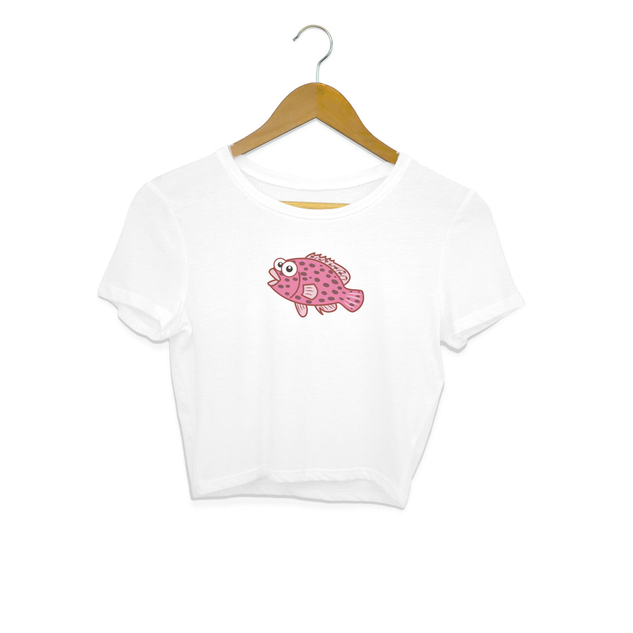 GROUPER - GOBRO - CUTE GOAN ANIMALS WOMEN'S COLLECTION - CROP TOP (FISH)