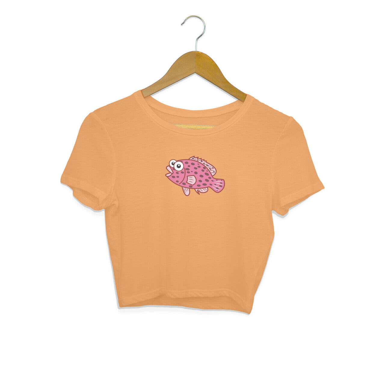 GROUPER - GOBRO - CUTE GOAN ANIMALS WOMEN'S COLLECTION - CROP TOP (FISH)