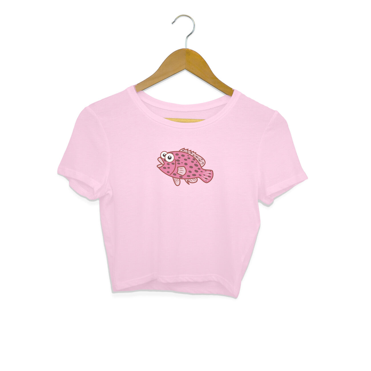 GROUPER - GOBRO - CUTE GOAN ANIMALS WOMEN'S COLLECTION - CROP TOP (FISH)