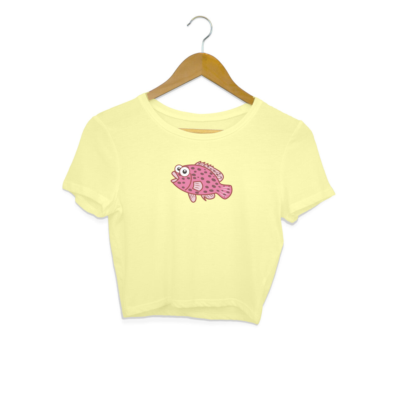 GROUPER - GOBRO - CUTE GOAN ANIMALS WOMEN'S COLLECTION - CROP TOP (FISH)