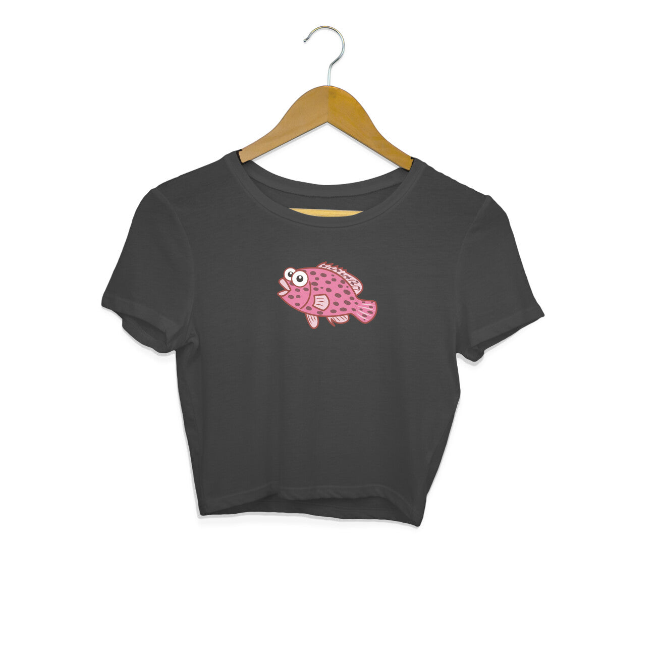 GROUPER - GOBRO - CUTE GOAN ANIMALS WOMEN'S COLLECTION - CROP TOP (FISH)