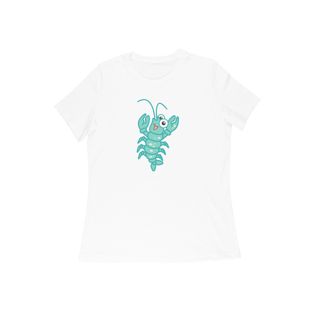 HAPPY PRAWN (SHRIMP) - SUNGAT - CUTE GOAN ANIMALS WOMEN'S COLLECTION