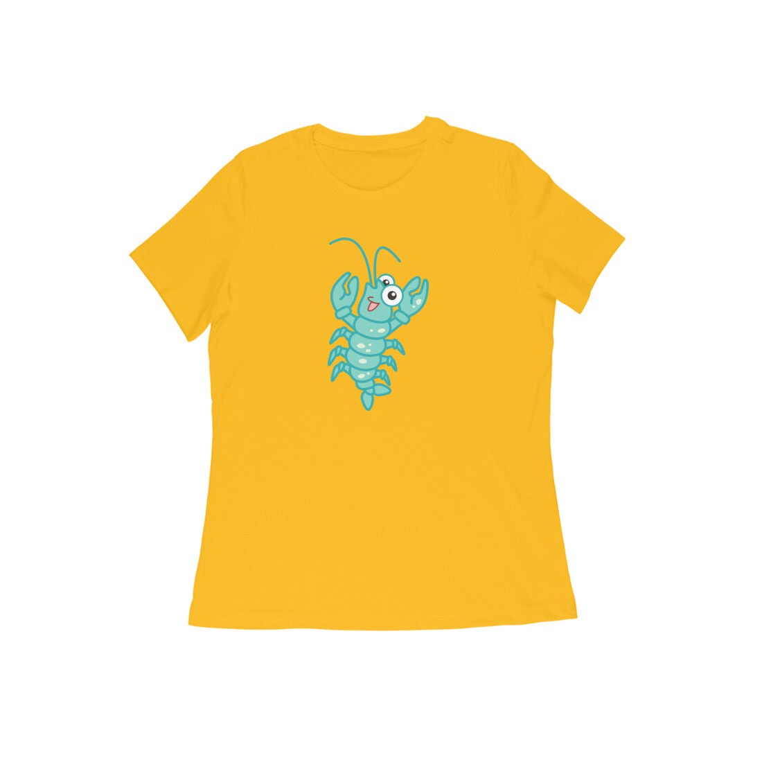 HAPPY PRAWN (SHRIMP) - SUNGAT - CUTE GOAN ANIMALS WOMEN'S COLLECTION