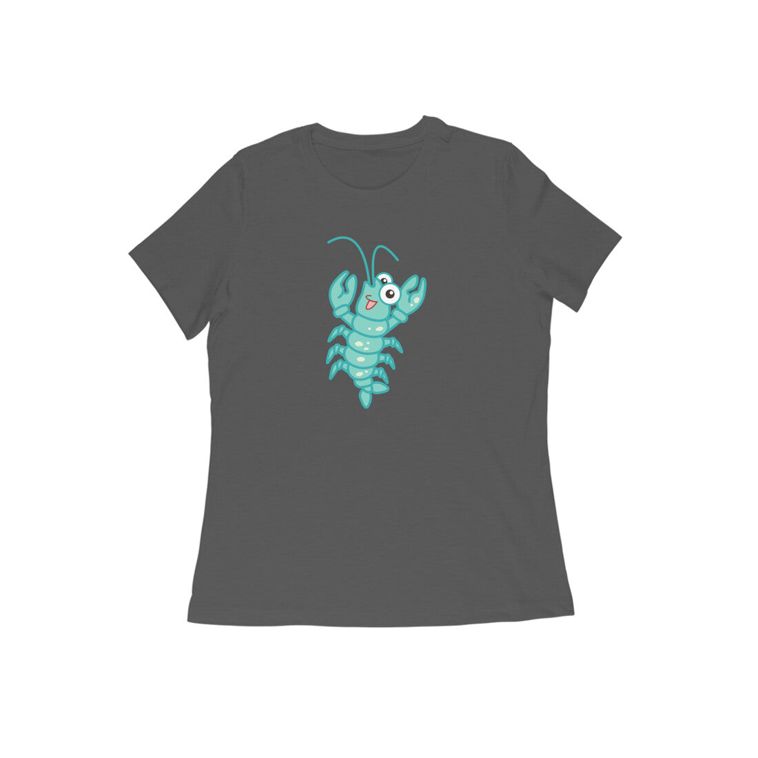 HAPPY PRAWN (SHRIMP) - SUNGAT - CUTE GOAN ANIMALS WOMEN'S COLLECTION