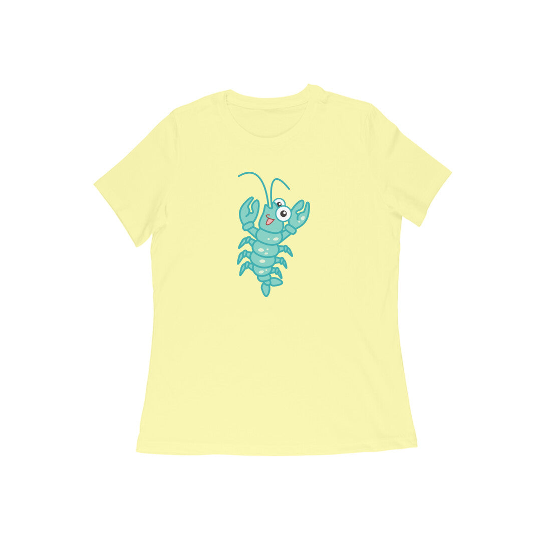 HAPPY PRAWN (SHRIMP) - SUNGAT - CUTE GOAN ANIMALS WOMEN'S COLLECTION