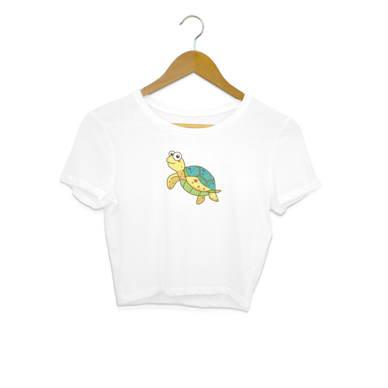 SEA TURTLE - KASAV - CUTE GOAN ANIMALS WOMEN'S COLLECTION - CROP TOP