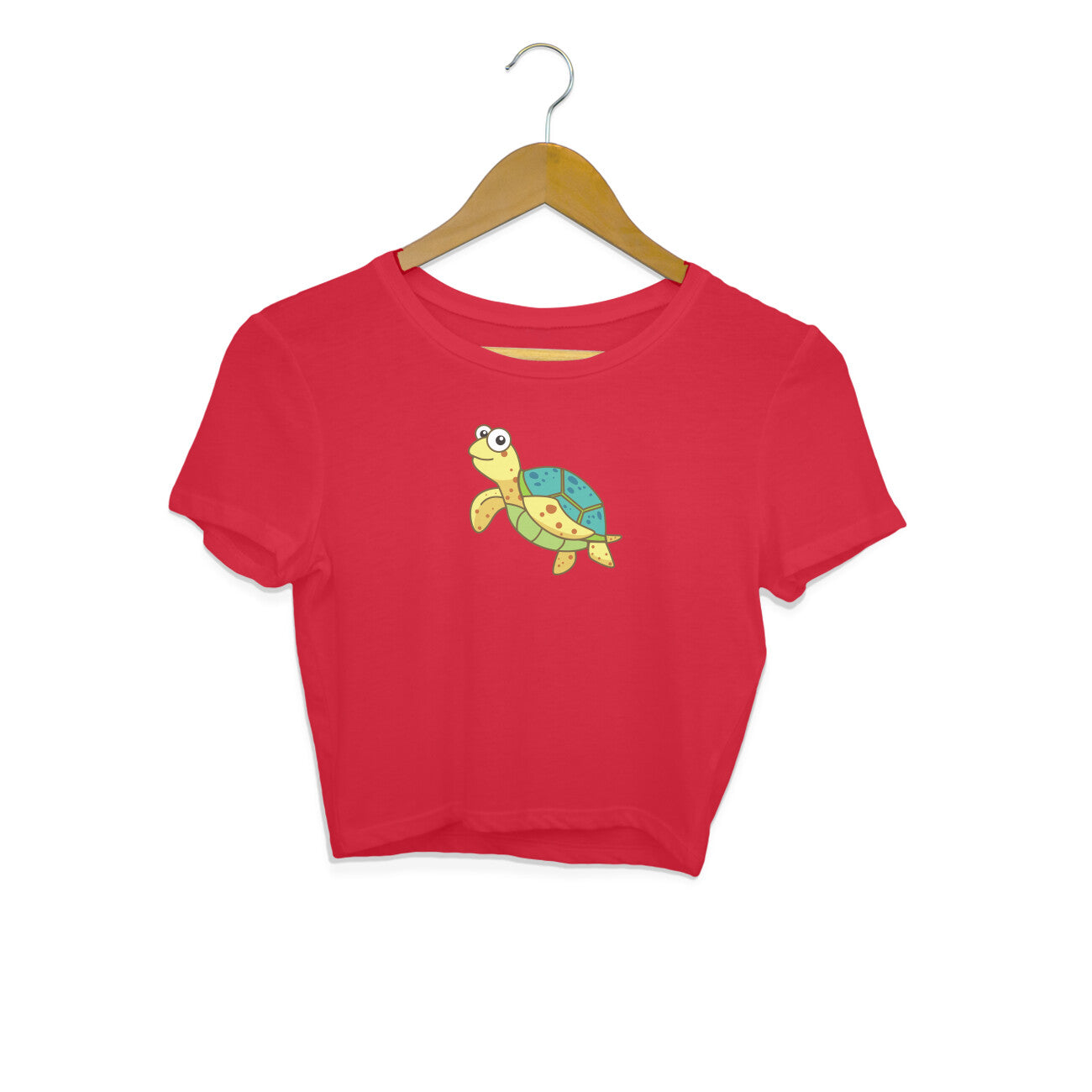 SEA TURTLE - KASAV - CUTE GOAN ANIMALS WOMEN'S COLLECTION - CROP TOP