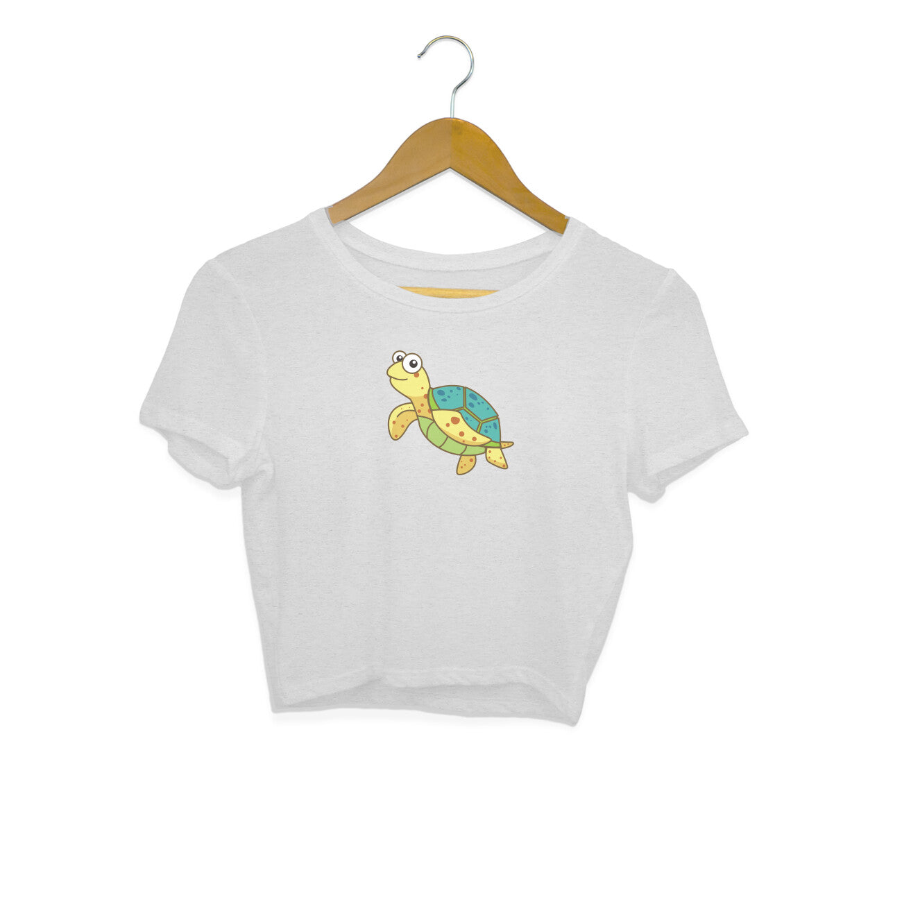 SEA TURTLE - KASAV - CUTE GOAN ANIMALS WOMEN'S COLLECTION - CROP TOP