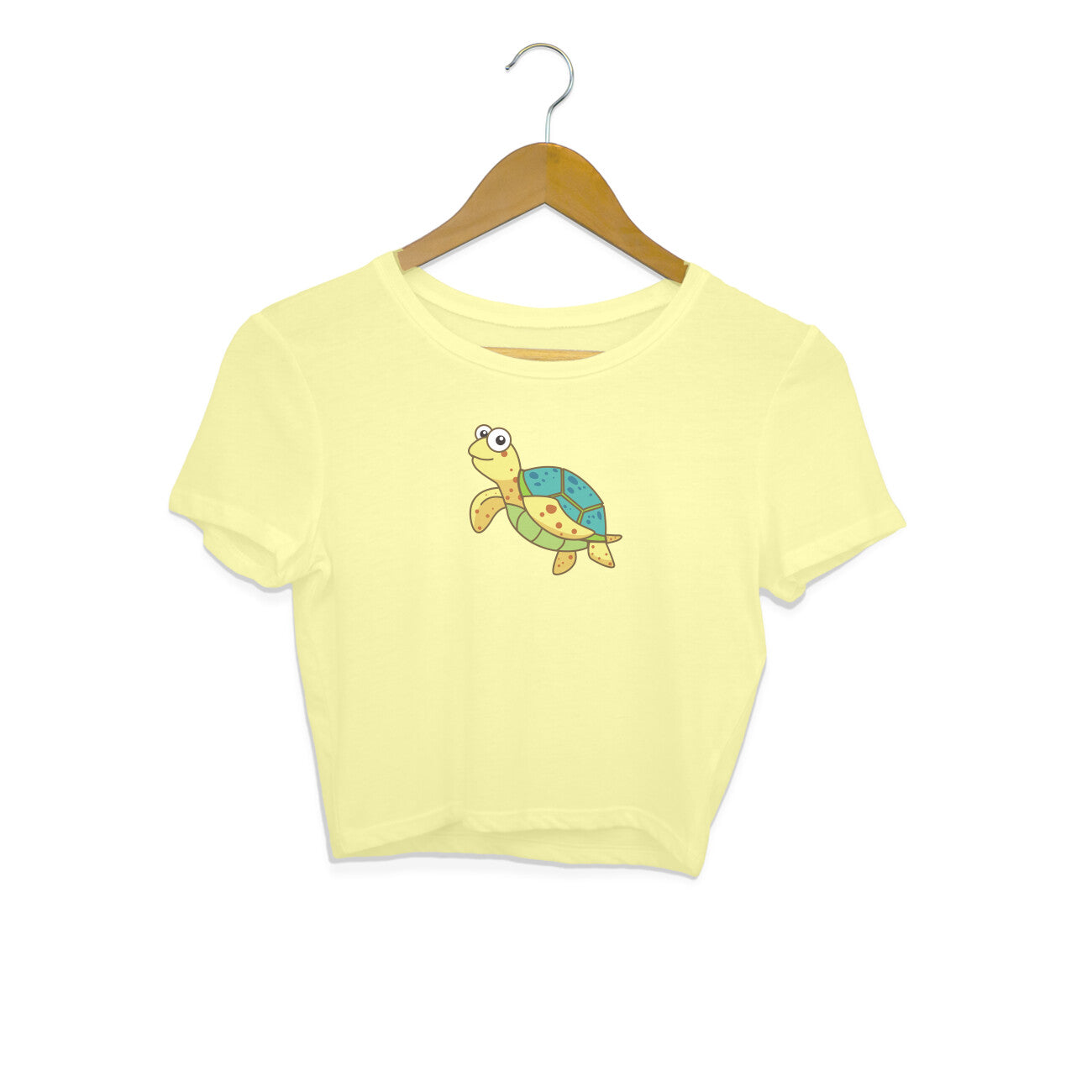 SEA TURTLE - KASAV - CUTE GOAN ANIMALS WOMEN'S COLLECTION - CROP TOP