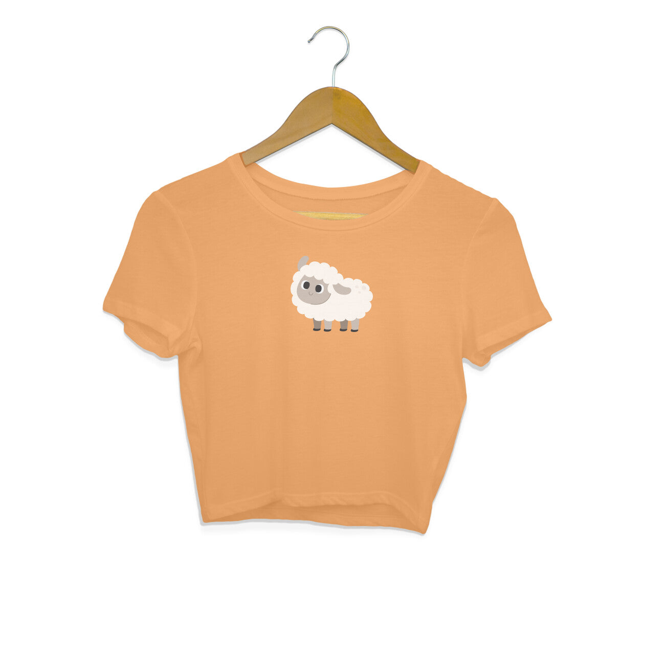 SHEEP - MHENDRO - CUTE GOAN ANIMALS WOMEN'S COLLECTION - CROP TOP