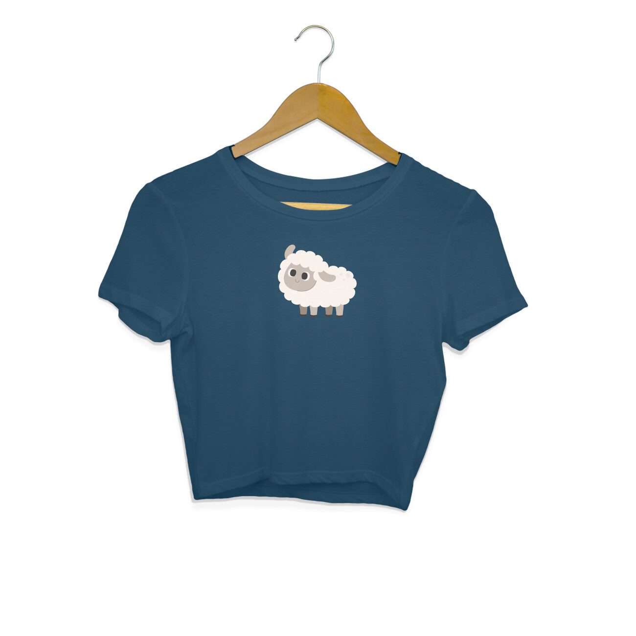 SHEEP - MHENDRO - CUTE GOAN ANIMALS WOMEN'S COLLECTION - CROP TOP