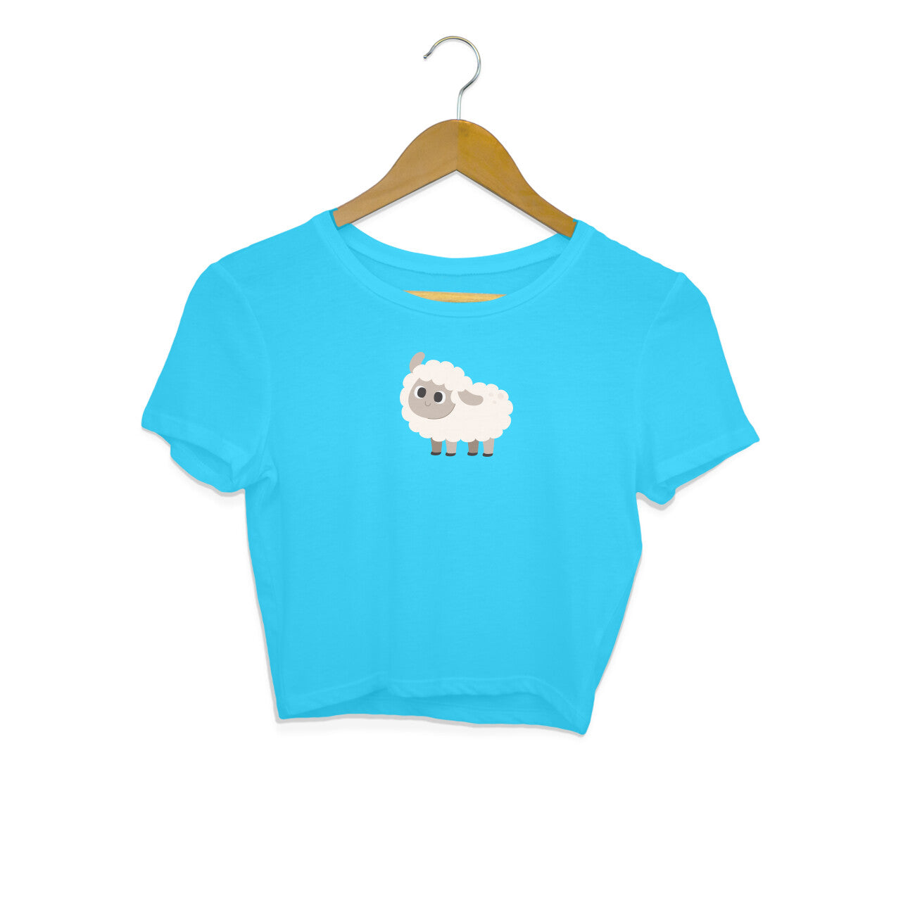 SHEEP - MHENDRO - CUTE GOAN ANIMALS WOMEN'S COLLECTION - CROP TOP