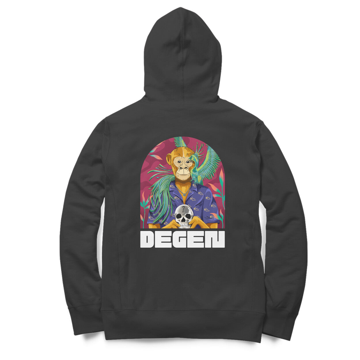 DEGEN HOODIE BY HKM.ETH UNISEX HOODIE MEN'S