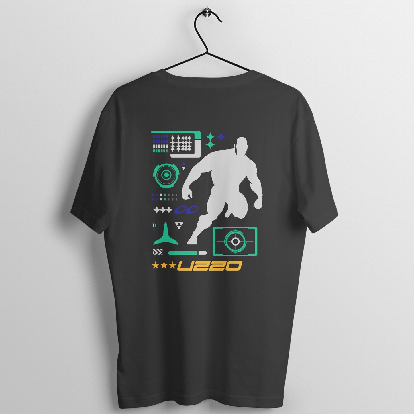 UZZO MEN'S BACK PRINT TSHIRT COLLECTION GENT