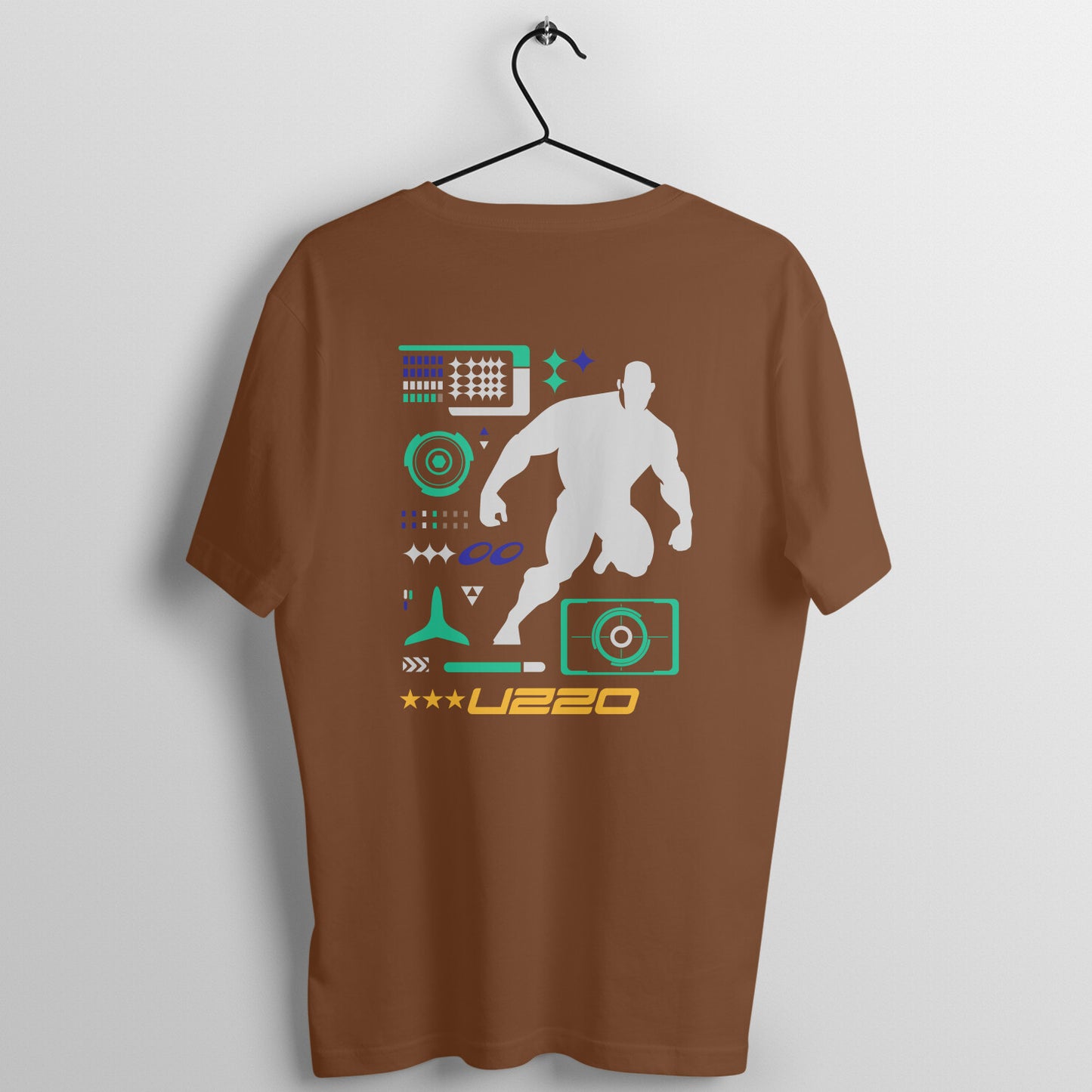 UZZO MEN'S BACK PRINT TSHIRT COLLECTION GENT