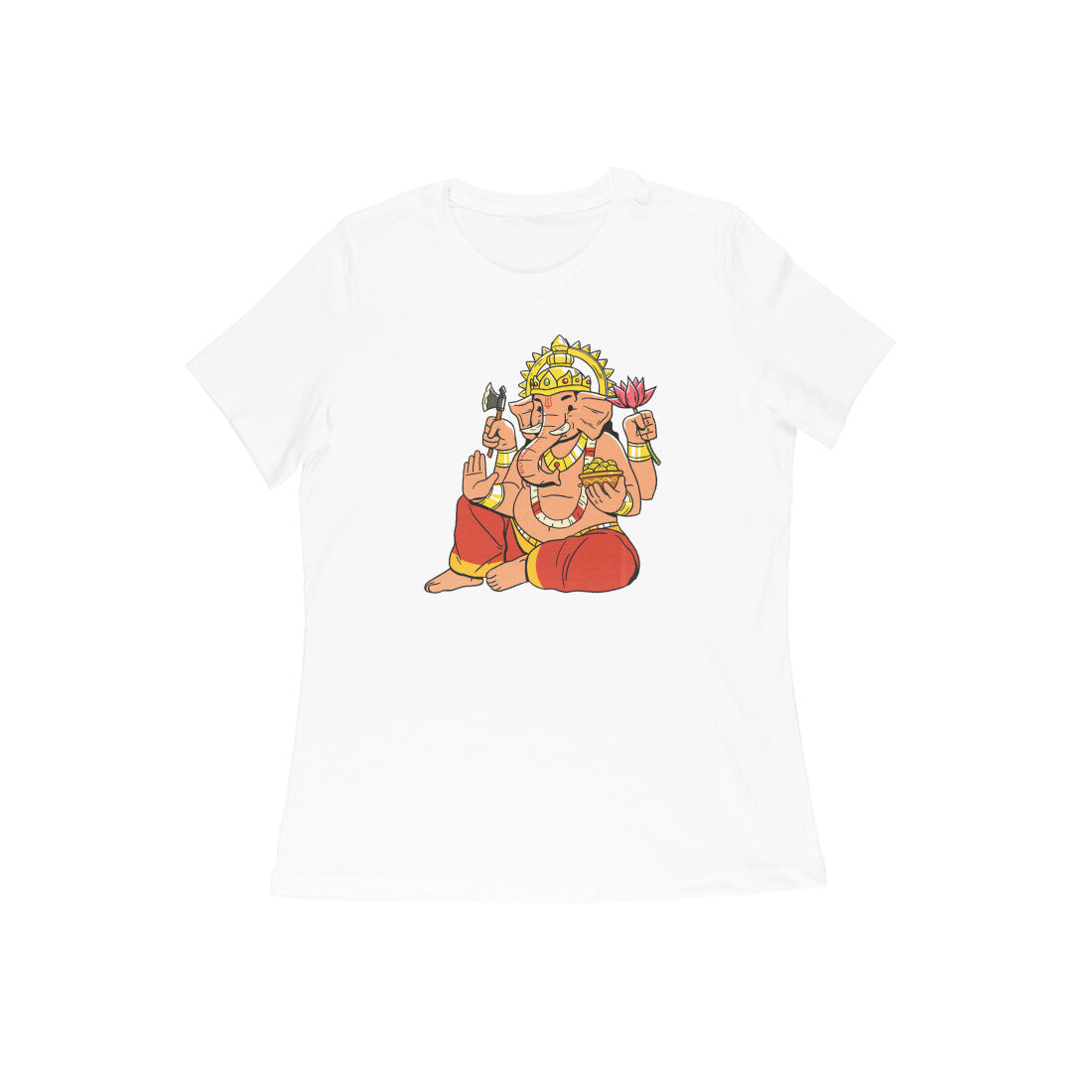 GANPATI WITH AARTI WOMEN'S CHATURTHI COLLECTION - Goa Shirts