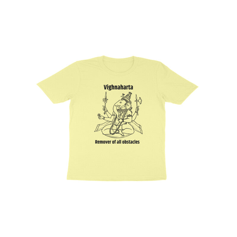 VIGHNAHARTA TODDLER'S ( UPTO 6 YRS ) HALF SLEEVE ROUND NECK TSHIRT - Goa Shirts