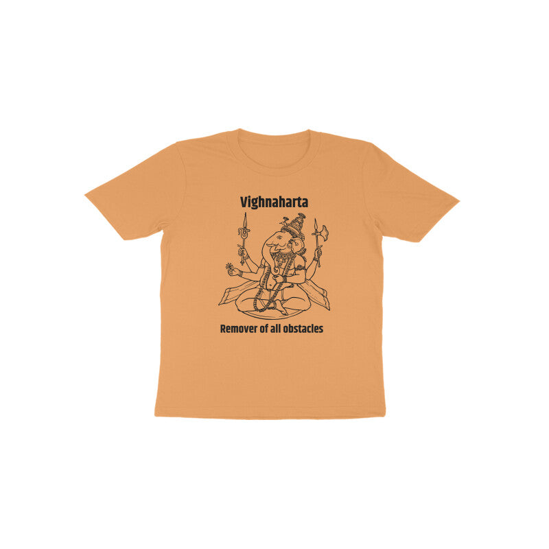 VIGHNAHARTA TODDLER'S ( UPTO 6 YRS ) HALF SLEEVE ROUND NECK TSHIRT - Goa Shirts
