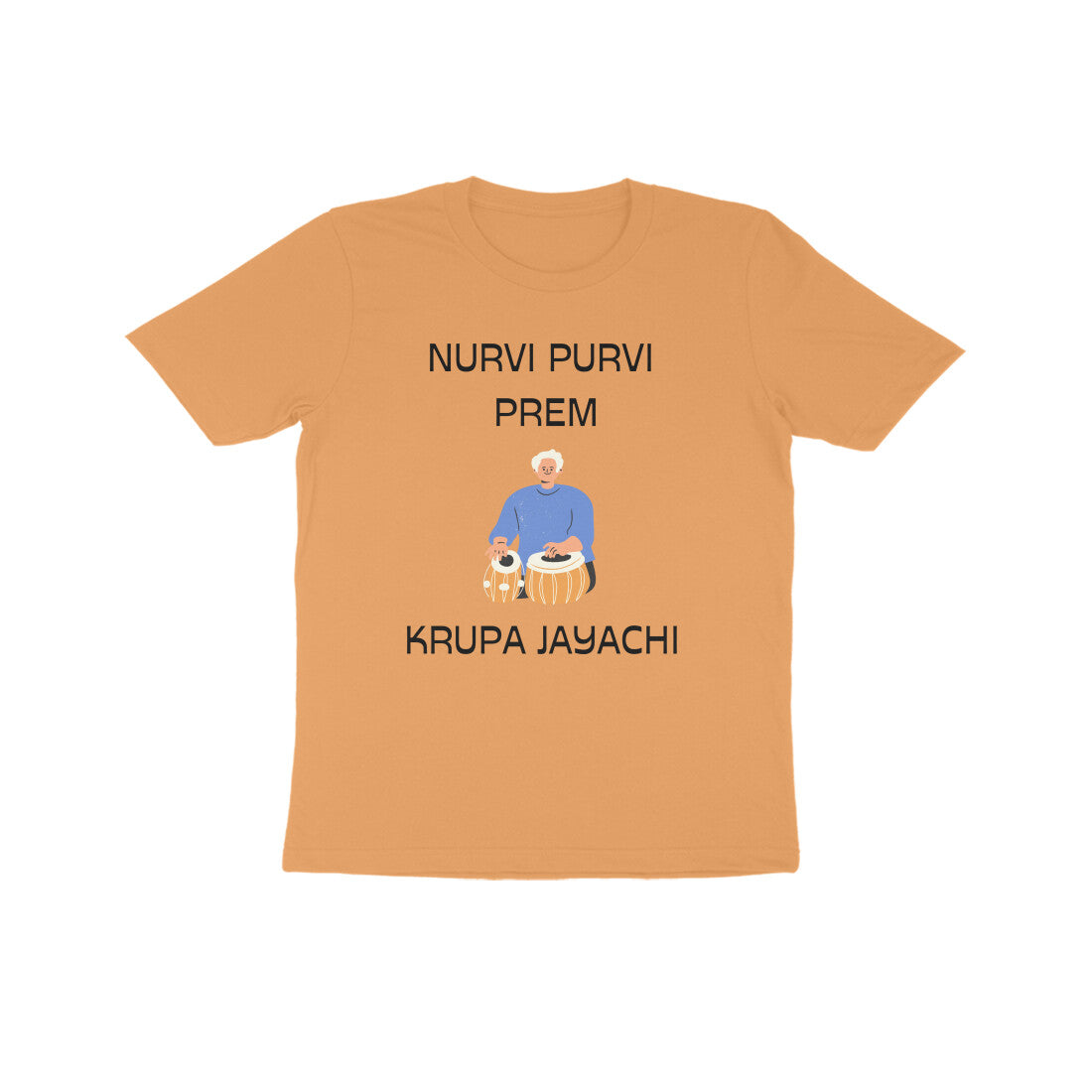 NURVI PURVI PREM KID'S HALF SLEEVE ROUND NECK TSHIRT - Goa Shirts