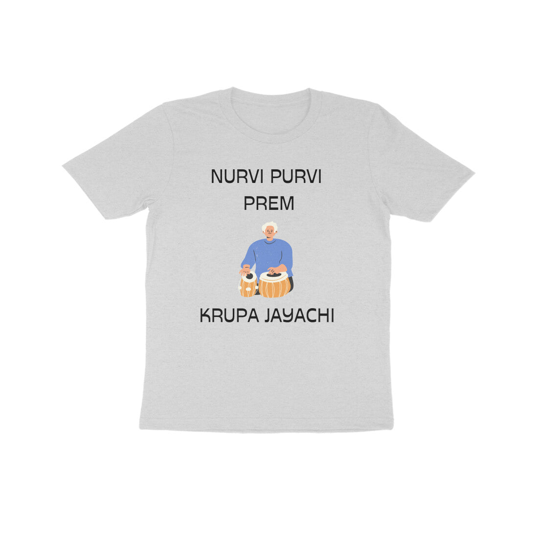 NURVI PURVI PREM KID'S HALF SLEEVE ROUND NECK TSHIRT - Goa Shirts