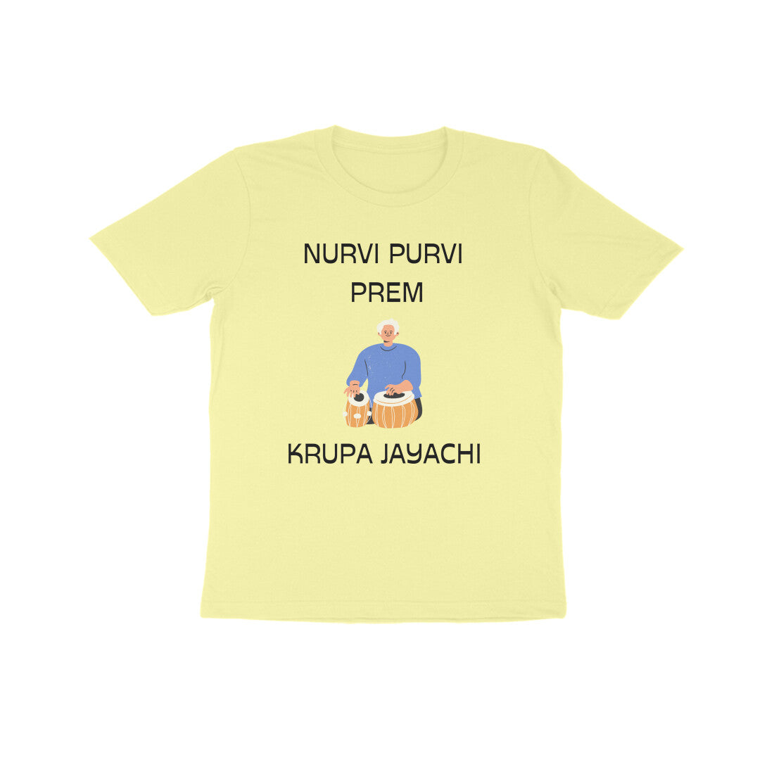 NURVI PURVI PREM KID'S HALF SLEEVE ROUND NECK TSHIRT - Goa Shirts