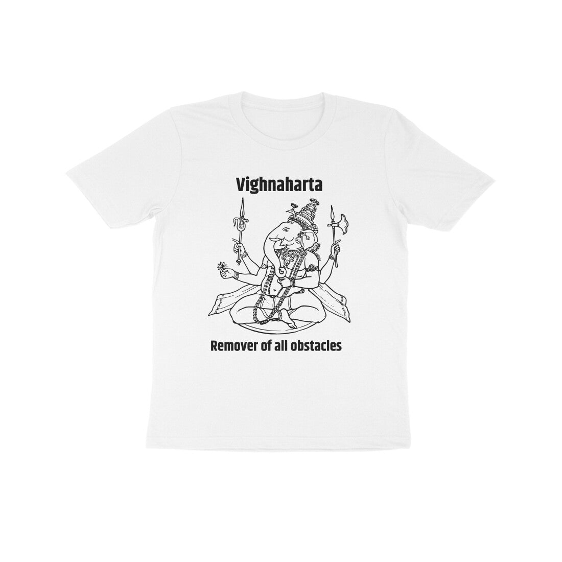 VIGHNAHARTA KID'S HALF SLEEVE ROUND NECK TSHIRT - Goa Shirts
