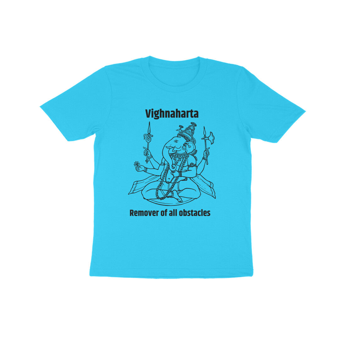 VIGHNAHARTA KID'S HALF SLEEVE ROUND NECK TSHIRT - Goa Shirts