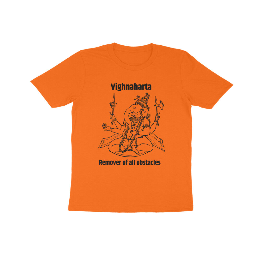 VIGHNAHARTA KID'S HALF SLEEVE ROUND NECK TSHIRT - Goa Shirts