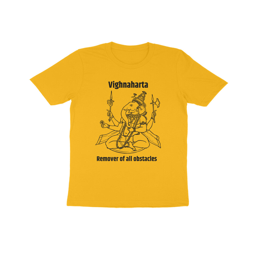 VIGHNAHARTA KID'S HALF SLEEVE ROUND NECK TSHIRT - Goa Shirts