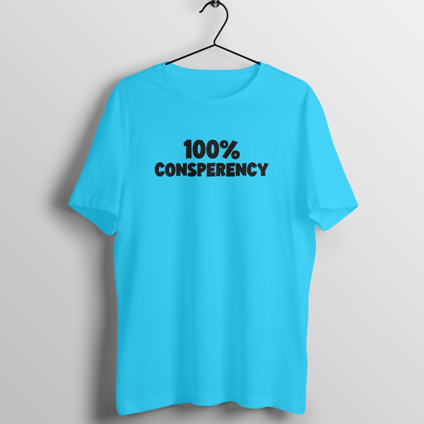 Funny Goan T Shirts, Goa, Konkani T Shirts, Romi Konkani T Shirts, Goan Memes, Goan College T Shirts, Goan Diaspora T-Shirts, Londonkar T Shirts, Konklish, Nostalgia, Old Goa ,  Goan Politician, Goan Politician Quotes L2- Sashti  100% Conspirancy, Conspiracy, Churchil Alemao Quotes,