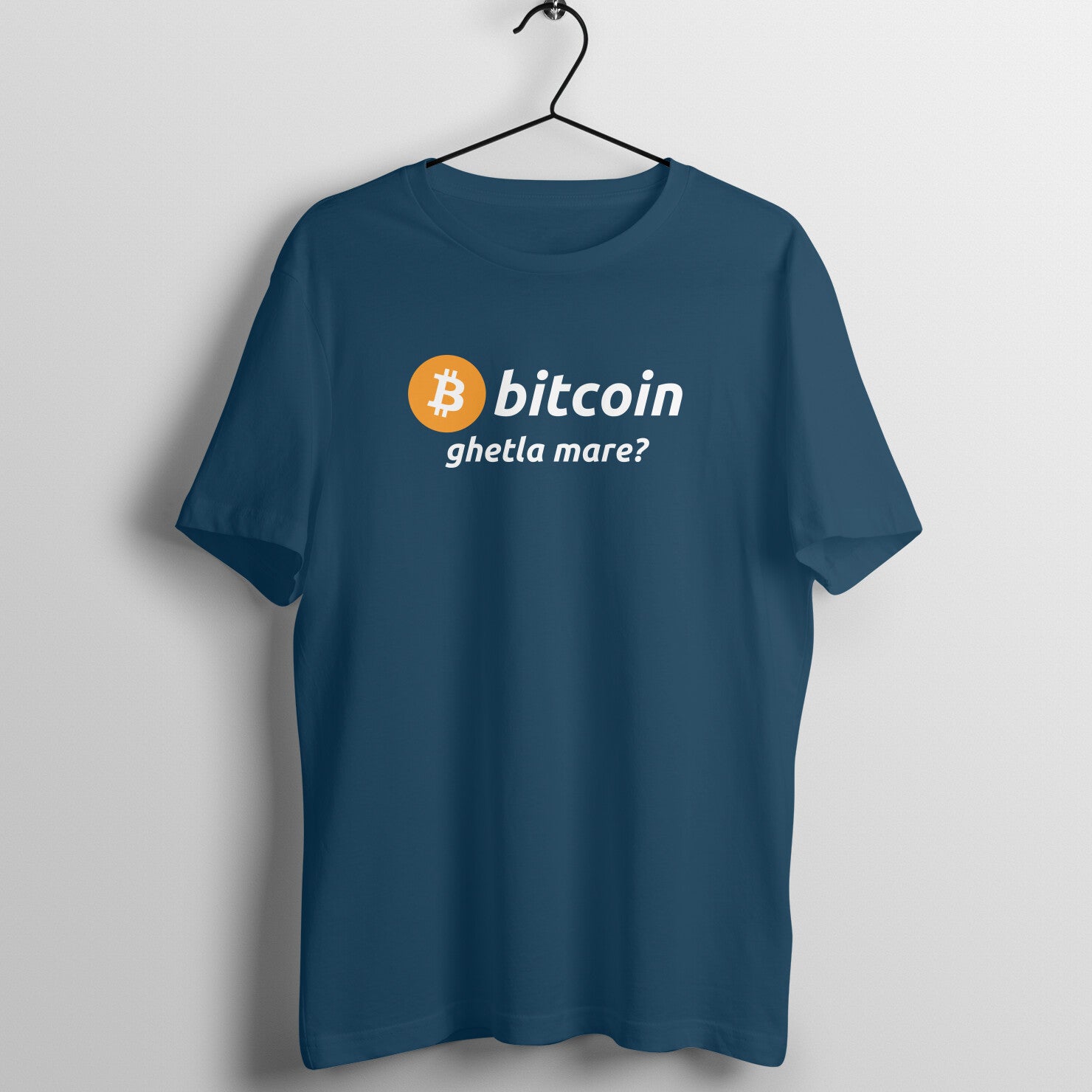 BITCOIN GHETLA MARE MEN'S LIFESTYLE B WONB CRYPTO COLLECTION GENT - Goa Shirts