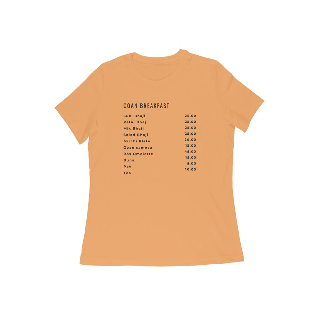GOAN BREAKFAST WOMEN'S FOOD COLLECTION - Goa Shirts