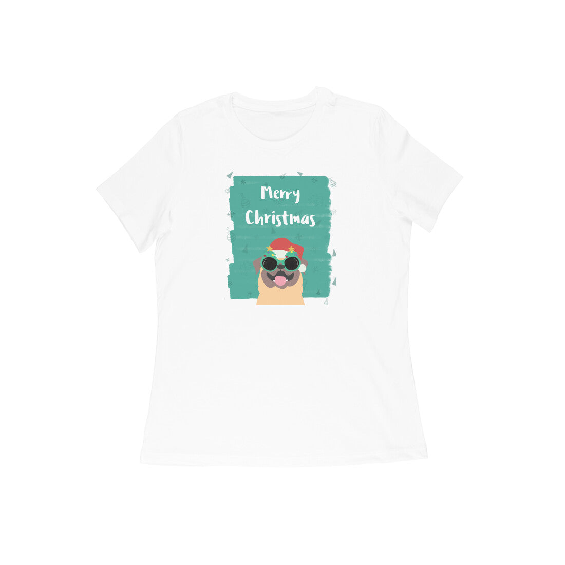 MERRY CHRISTMAS PUG WOMEN'S CHRISTMAS COLLECTION