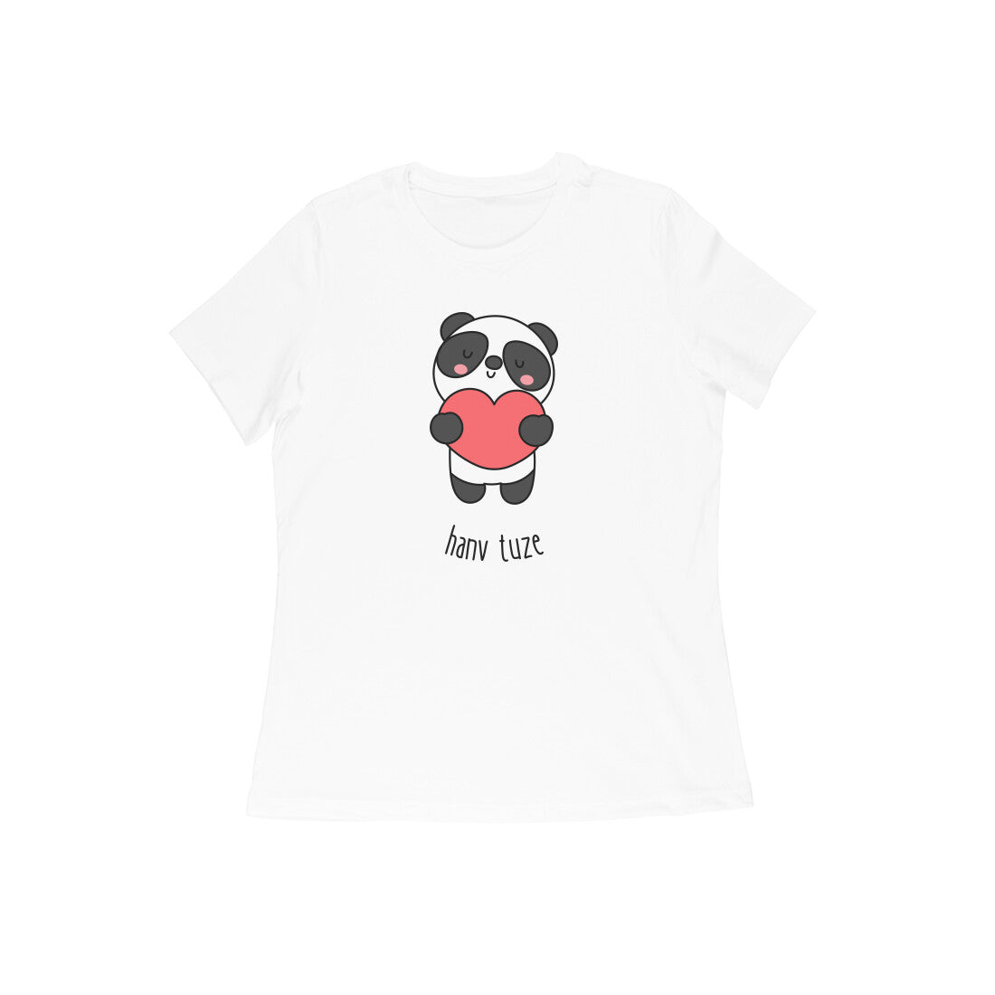 VALENTINES DAY PAIR T SHIRTS TU MAZO HANV TUZE WOMEN'S