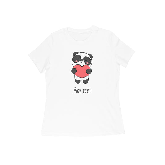 VALENTINES DAY PAIR T SHIRTS TU MAZO HANV TUZE WOMEN'S