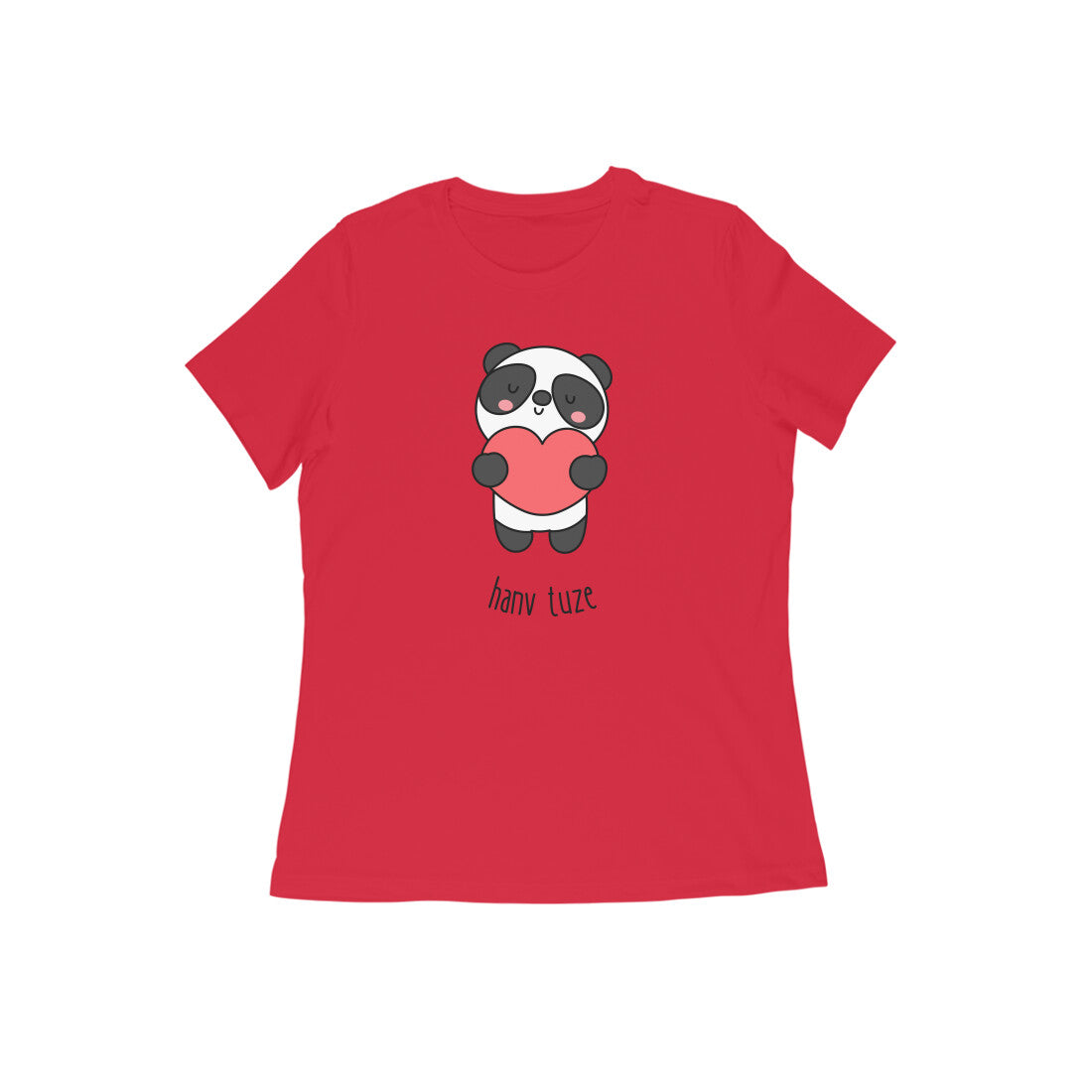 VALENTINES DAY PAIR T SHIRTS TU MAZO HANV TUZE WOMEN'S