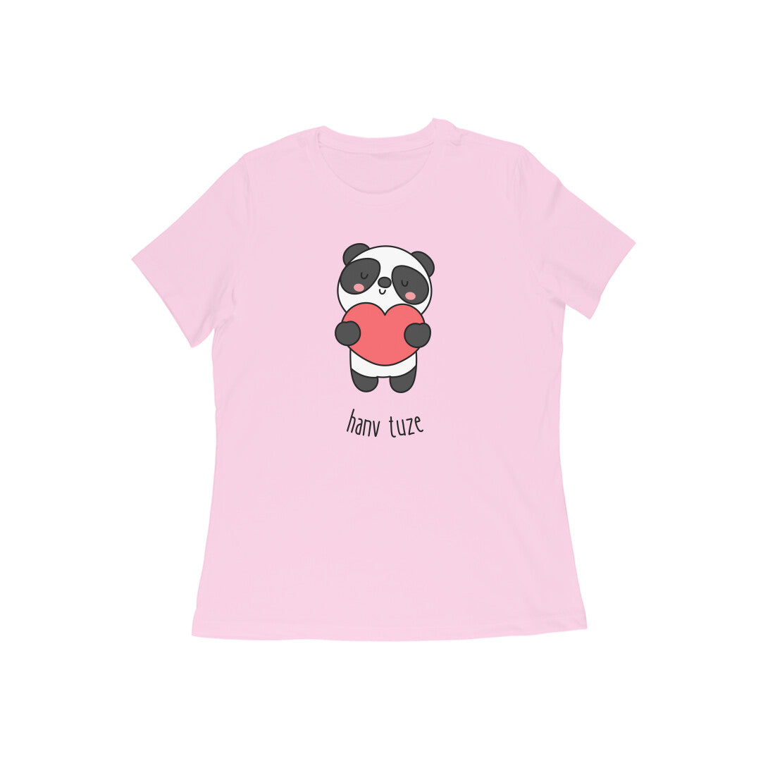 VALENTINES DAY PAIR T SHIRTS TU MAZO HANV TUZE WOMEN'S